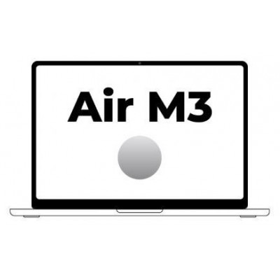 MACBOOK AIR APPLE 13"" M3 10CORE GPU SILVER 16GB 512GB (Espera 4 dias) en Huesoi