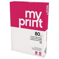 PAQUETE 500H PAPEL ECONOMY 80GR A4 MY PRINT CIE 136 MYP0800034 (MIN5) (Espera 4 dias) en Huesoi