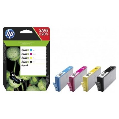 TINTA HP N9J74AE Nº 364XL PACK CUATRICOLOR (Espera 4 dias) en Huesoi