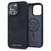 FUNDA MAGSAFE IPHONE 14 PRO MAX PIEL DE SALMON NEGRO NJORD (Espera 4 dias) en Huesoi