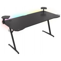 MESA GAMING GENESIS HOLM 510 RGB NEGRO CARBONO 160X75 CM en Huesoi