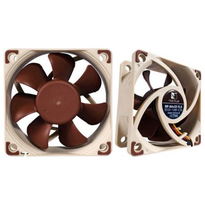 NOCTUA VENTILADOR CAJA NF-A6X25 PWM, 60MM FAN, 60X60X25MM, 12V, 3000RPM/2300RPM/550RPM, 19,3 DB(A), 29,2 M3/H, 2,18 MM H2O, 4 PINES (Espera 4 dias) en Huesoi