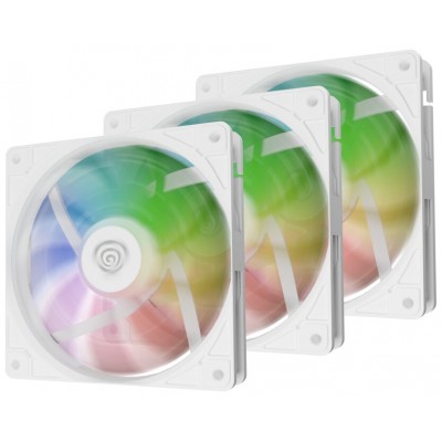 VENTILADOR GENESIS OXAL 120 ARGB BLANCO PACK 3 UDS en Huesoi
