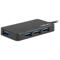 HUB NATEC MONTH 4 PUERTOS USB 3.0 NEGRO en Huesoi