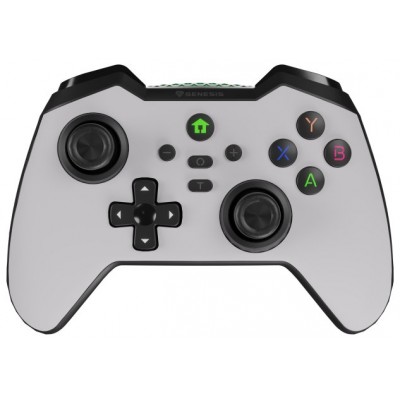 GAMEPAD GENESIS MANGAN 400 WIRELESS (FOR PC/SWITCH/MOBILE) BLANCO en Huesoi