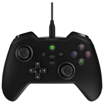 GAMEPAD GENESIS MANGAN 300 USB (PC/SWITCH/MOBILE) NEGRO en Huesoi