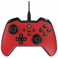 GAMEPAD GENESIS MANGAN 300 USB (FOR PC/SWITCH/MOBILE) ROJO en Huesoi