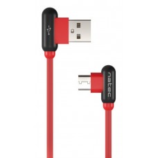 CABLE NATEC USB-C MACHO A USB-A 2.0 MACHO 1M CONECTORES EN ANGULO ROJO EN CAJA en Huesoi CABLE NATEC USB-C MACHO A USB-A 2.0 MACHO 1M CONECTORES EN ANGULO ROJO EN CAJA en Huesoi
