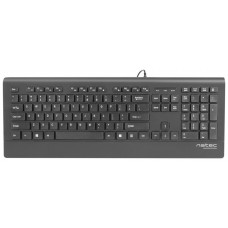 TECLADO NATEC BARRACUDA SLIM NEGRO en Huesoi