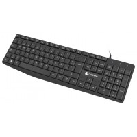 TECLADO NATEC NAUTILUS SLIM LAYOUT 106 TECLAS NEGRO en Huesoi