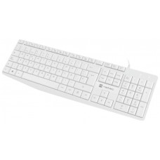 TECLADO NATEC NAUTILUS SLIM LAYOUT 106 TECLAS BLANCO en Huesoi