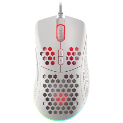 RATON GAMING GENESIS KRYPTON 555 RGB SENSOR PMW3333 8000 DPI BLANCO en Huesoi
