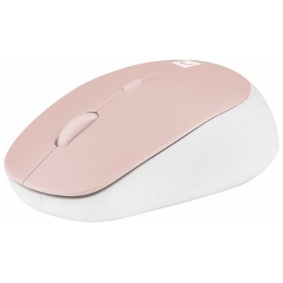 RATON NATEC HARRIER 2 OPTICO INALAMBRICO 1600DPI BLUETOOTH 5.1 ROSA/BLANCO en Huesoi