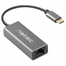 ADAPTADOR NATEC CRICKET USB-C 3.1 A ETHERNET RJ45 1GB en Huesoi