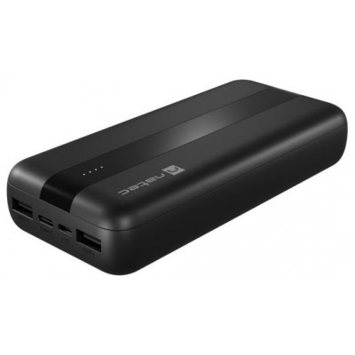 POWER BANK NATEC TREVI 20.000 mAh 2xUSB 2.1A 1xUSB-C NEGRO en Huesoi