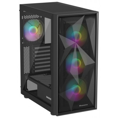 CAJA GAMING GENESIS DIAXID 605 ARGB ATX MEDIATORRE 1XUSB-C 2XUSB3.0 SIN PSU en Huesoi