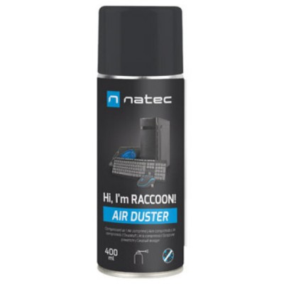 AIRE COMPRIMIDO NATEC RACCOON 400 ML en Huesoi