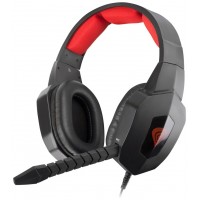AURICULARES GAMING GENESIS ARGON 400 2.0 MINI JACK NEGRO-ROJO en Huesoi