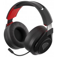 AURICULARES GAMING INALAMBRICO GENESIS SELEN 400 2.0 MINI JACK, USB NEGRO-ROJO en Huesoi