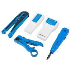 SET HERRAMIENTAS LANBERG NETWORK UNIVERSAL Y CABLE TESTER en Huesoi