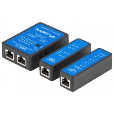 TESTER POE LANBERG CABLE RJ45 RJ12 RJ11 COAXIAL en Huesoi