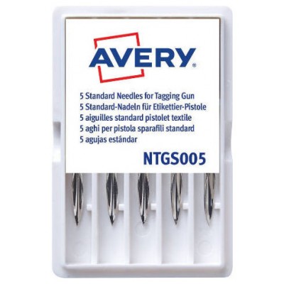 AGUJAS ESTÁNDAR CORTAS CON BASE DE PLÁSTICO AVERY NTGS005 (Espera 4 dias) en Huesoi