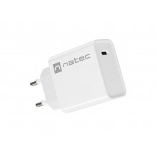 CARGADOR NATEC RIBERA 20W 1XUSB-C PD3.0 QC3.0 BLANCO en Huesoi