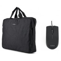 NILOX Malet&iacute;n 15.6"Negro+Rat&oacute;n USB 1000dpi en Huesoi