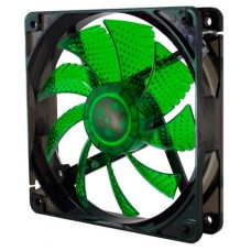 VENTILADOR 120X120 NOX COOLFAN 120 LED VERDE en Huesoi