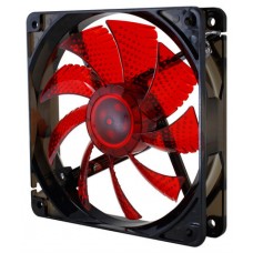 VENTILADOR CAJA NOX COOL FAN LED 120MM NEGRO LED ROJO en Huesoi