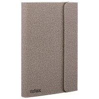NILOX Funda universal tablet 9.7 a 10.5" Gris en Huesoi