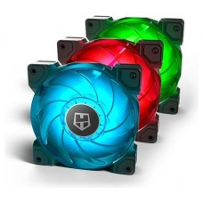 VENTILADOR CAJA NOX HUMMER H-SYNC RGB 120MM PACK 3 en Huesoi