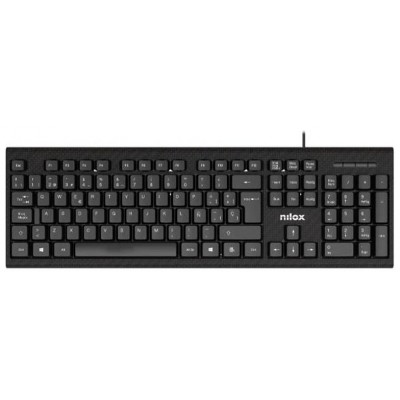 NILOX Kit Teclado+raton NXKME0011 Usb NEgro en Huesoi
