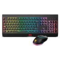 KROM KABALA  | Kit Teclado y Ratón Wireless RGB SP en Huesoi