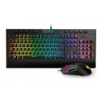 PACK KROM RGB TECLADO MEMBRANA Y RATON KALYOS en Huesoi