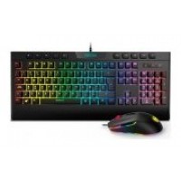 Krom Pack RGB Teclado Membrana y Raton Kalyos SP en Huesoi