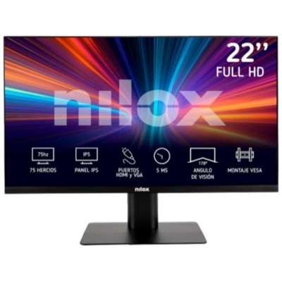 NILOX NXM22FHD11 Monitor 21.5" VA 75hz 5ms VGA HDM en Huesoi
