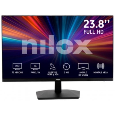 NILOX NXM24FHD11 Monitor 24" FHD  VA 5ms VGA HDMI en Huesoi