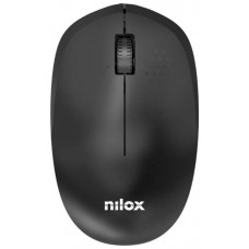 Nilox Ratón Wireless, 1000 DPI, 3 botones, Negro en Huesoi