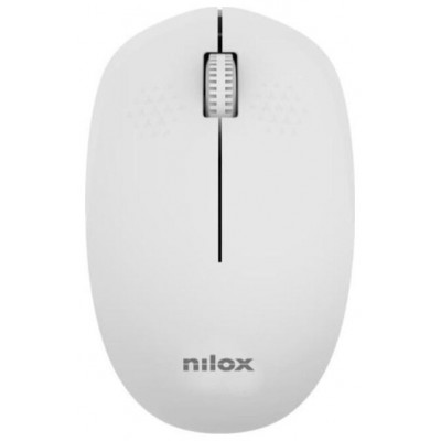 Nilox Ratón Wireless, 1000 DPI, 3 botones, Gris en Huesoi