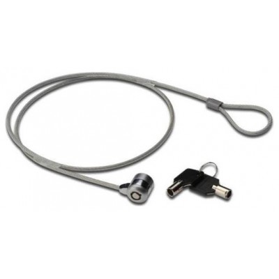 Nilox Cable de Seguridad Doble Llave 1.8 M, Negro en Huesoi