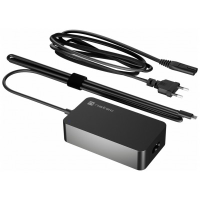 CARGADOR NATEC GRAYLING USB-C 65W PARA PORTATILES, TABLETS, SMARTPHONES en Huesoi