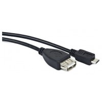 CABLE USB LANBERG MICRO M A USB-A F 2.0 OTG NEGRO 15CM OEM en Huesoi