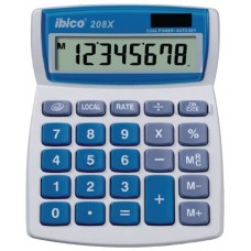 CALCULADORA DE SOBREMESA DE 8 DIGITOS MODELO 208X SOLAR / PILA IBICO IB410062 (Espera 4 dias) en Huesoi