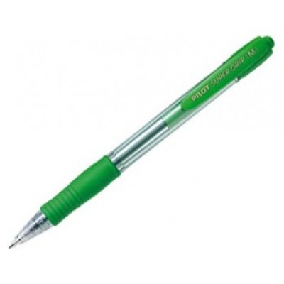 BOLIGRAFO RETRACTIL SUPERGRIP 1.0MM VERDE PILOT BPGP-10R-M-G (MIN12) (Espera 4 dias) en Huesoi