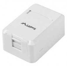 ROSETA DE SUPERFICIE LANBERG PARA 1 MODULO KEYSTONE en Huesoi ROSETA DE SUPERFICIE LANBERG PARA 1 MODULO KEYSTONE en Huesoi