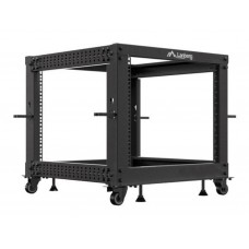 ARMARIO LANBERG ABIERTO RACK 19" 9U 600X600 AJUSTABLE HASTA 1100 NEGRO en Huesoi