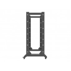 ARMARIO LANBERG ABIERTO RACK 19" 32U 600X800 NEGRO en Huesoi