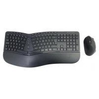 TECLADO Y MOUSE CONCEPTRONIC WIRELESS ERGONOMICO en Huesoi