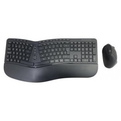 TECLADO Y MOUSE CONCEPTRONIC WIRELESS ERGONOMICO en Huesoi